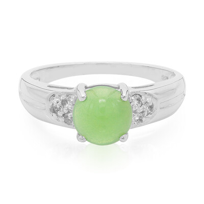 Imperial Chrysoprase Silver Ring