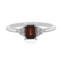 Mozambique Garnet Silver Ring