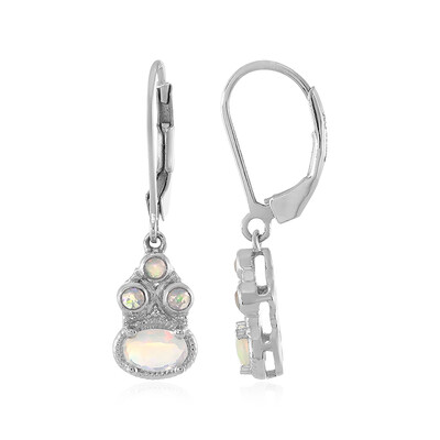 Welo Opal Silver Earrings