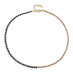 Blue Sapphire Silver Necklace