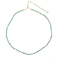 Zambian Emerald Silver Necklace