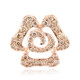 9K SI1 Argyle Rose De France Diamond Gold Pendant (Annette)