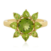 Peridot Silver Ring