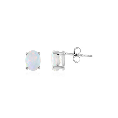 Welo Opal Silver Earrings