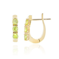 9K Capelinha Sphene Gold Earrings
