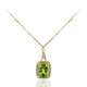 14K Dashihe Peridot Gold Necklace (CIRARI)