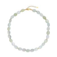 Serpentine Silver Necklace