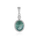 Green Fluorite Silver Pendant