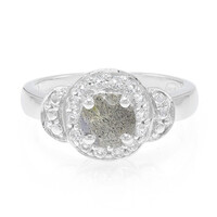 Romanian Spectrolite Silver Ring
