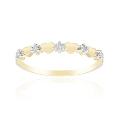 9K SI1 (G) Diamond Gold Ring