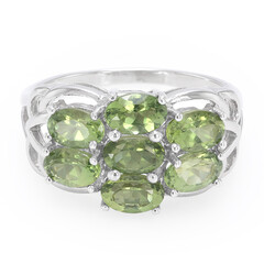Russian Apatite Silver Ring