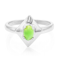 Imperial Chrysoprase Silver Ring