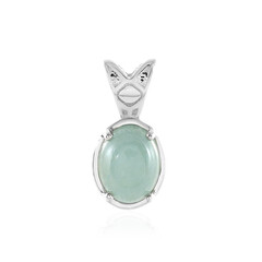 Aquamarine Silver Pendant