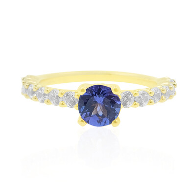9K AAA Tanzanite Gold Ring (de Melo)
