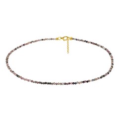 Fancy Tourmaline Silver Necklace