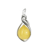 Baltic Amber Silver Pendant