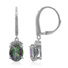 Mystic Quartz Silver Earrings