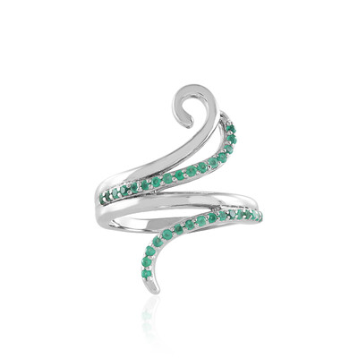 Green Onyx Silver Ring