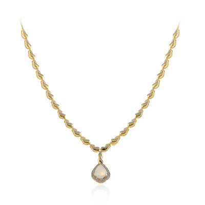 Welo Opal Silver Necklace