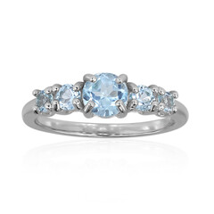 Sky Blue Topaz Silver Ring