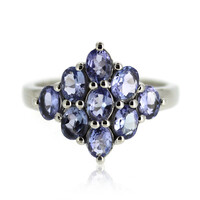 Tanzanite Silver Ring
