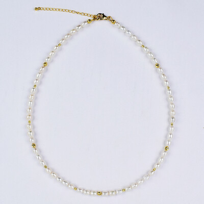 Freshwater pearl Silver Necklace