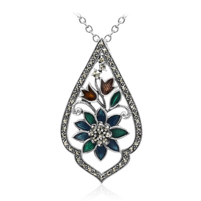 Marcasite Silver Necklace