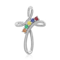 Ruby Silver Pendant