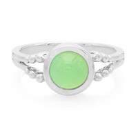 Imperial Chrysoprase Silver Ring