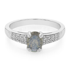 Labradorite Silver Ring