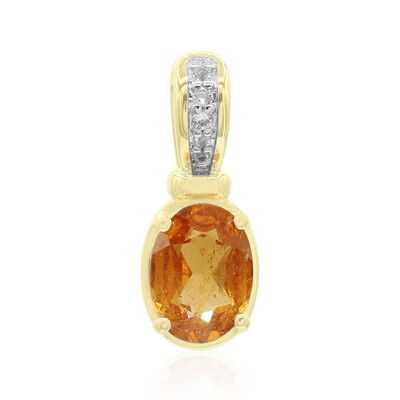 9K Spessartite Gold Pendant (Tenner Diniz)