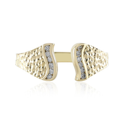 9K I2 (I) Diamond Gold Ring (de Melo)