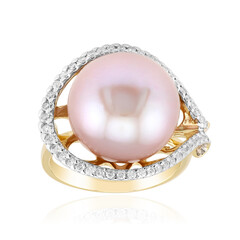 18K Pink Ming Pearl Gold Ring (TPC)