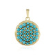 Sleeping Beauty Turquoise Silver Pendant