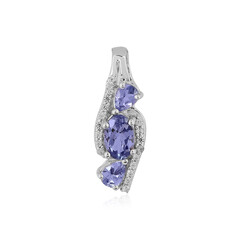 Tanzanite Silver Pendant