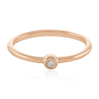 I2 (H) Diamond Silver Ring
