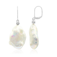 Freshwater pearl Silver Earrings (TPC)