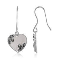 Mother of Pearl Silver Earrings