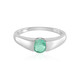 Russian Emerald Silver Ring