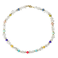 Ethiopian Opal Silver Necklace
