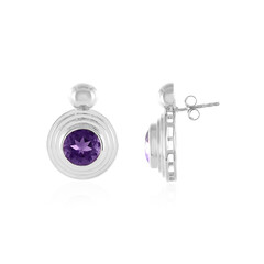 Siberian Amethyst Silver Earrings (de Melo)