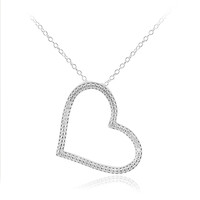 I3 (I) Diamond Silver Necklace