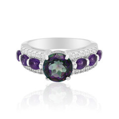 Mystic Quartz Silver Ring