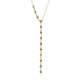 9K VS1 Sky Blue Diamond Gold Necklace