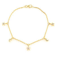 I2 (I) Diamond Silver Bracelet