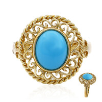 10K Arizona Turquoise Gold Ring