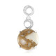 Dinosaur Bone Silver Pendant