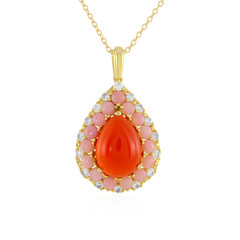 Carnelian Silver Necklace