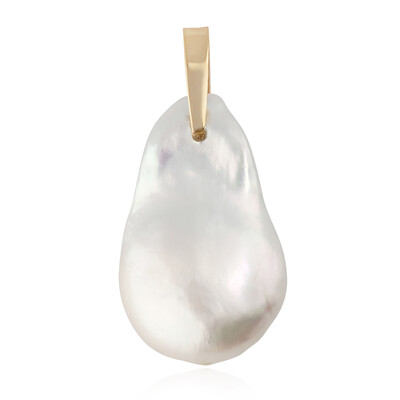 14K Freshwater pearl Gold Pendant