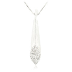 Zircon Silver Necklace